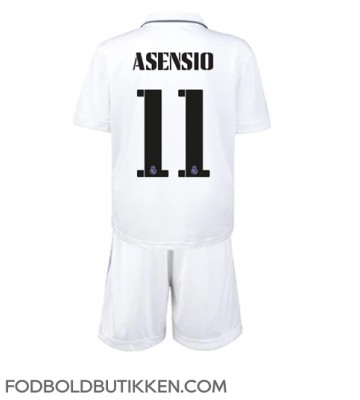Real Madrid Marco Asensio #11 Hjemmebanetrøje Børn 2022-23 Kortærmet (+ Korte bukser)